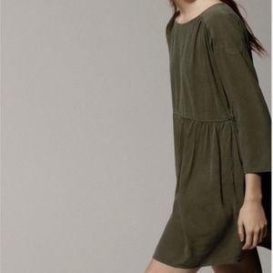 Aritzia Le Fou Wilfred Silk Dress, Size XS